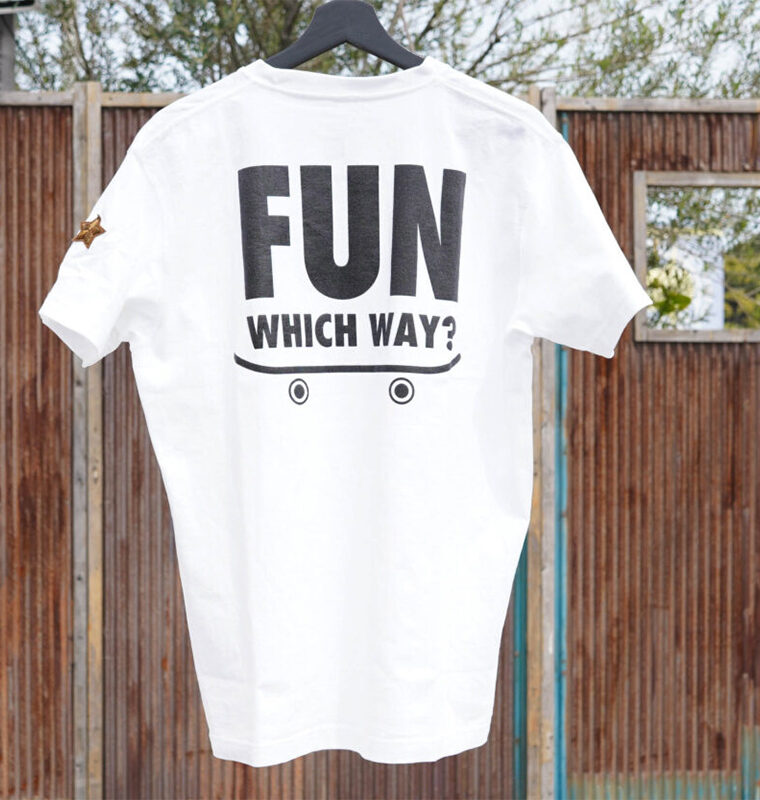FUN Naughty T-shirt[LAW] 3カラー White×Black Black×White Black×Black 3サイズ M L XL