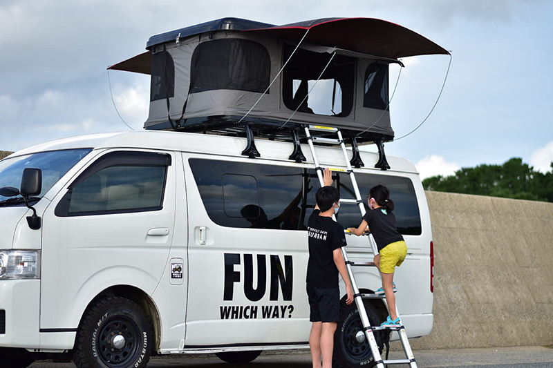 RUF CAMP 【SORA】boxx 2～3人用 ルーフトップテント – RiderzCafe